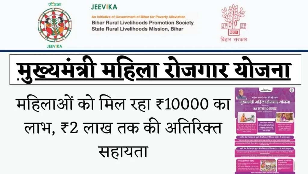 Mukhymantri Mahila Rojgar Yojana 2025