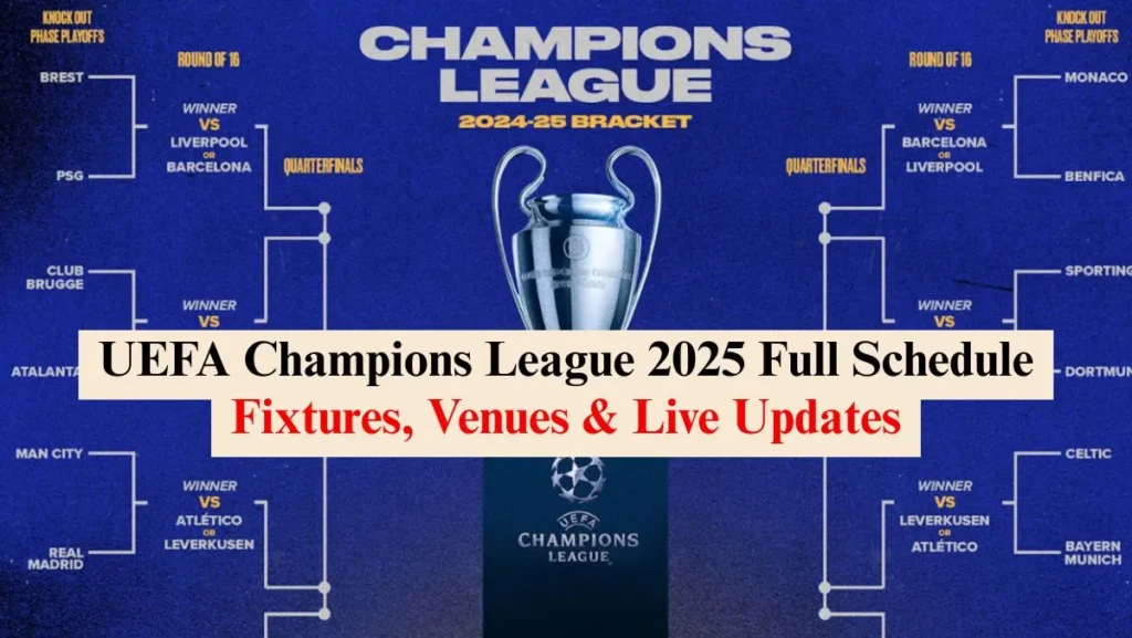 UEFA Champions League 2025 Full Schedule
