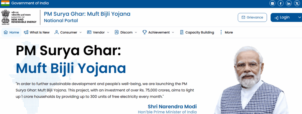 PM Surya Ghar Muft Bijli Yojana 2025 Application Process